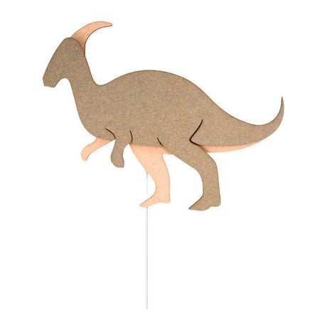 Z tjalle i jaspisu - kinkiet dinozaura parazaurolopus - drewno