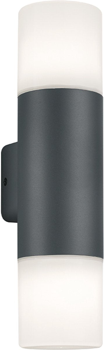 Trio hoosic - kinkiet - antracyt - wył. 2x e27 28w - oświetlenie zewnętrzne - ip44