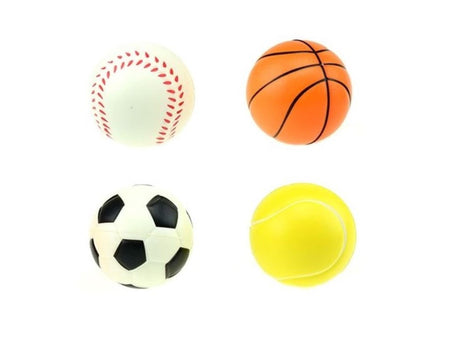 Toi-zabawki zabawki wolno rosnące sportowe squeezie ø7cm 12 sztuk