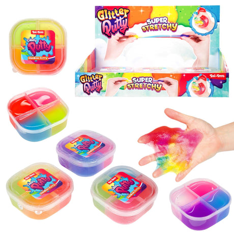 Toi-toys szalona szpachlówka 4 kolory w doniczce 3ass