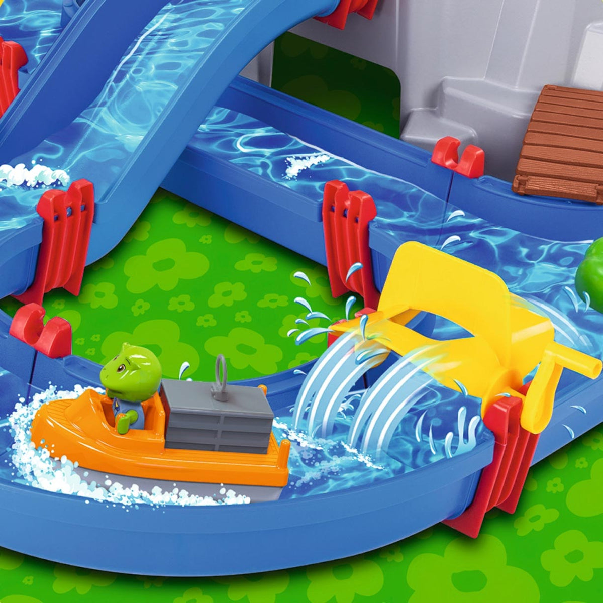 Big Aquaplay 1542 - górskie jezioro - 126x88 cm - od 3 lat - tor wodny