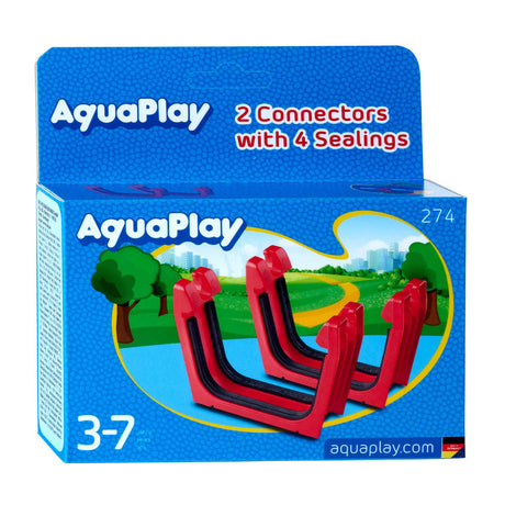 Aquaplay duży - - łącznik z listwami maskującymi 2x - akcesoria do toru wodnego