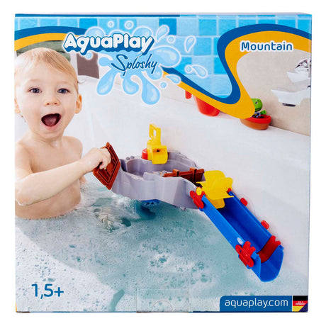 Zestaw do zabawy w górskiej kąpieli Aquaplay z akcesoriami.