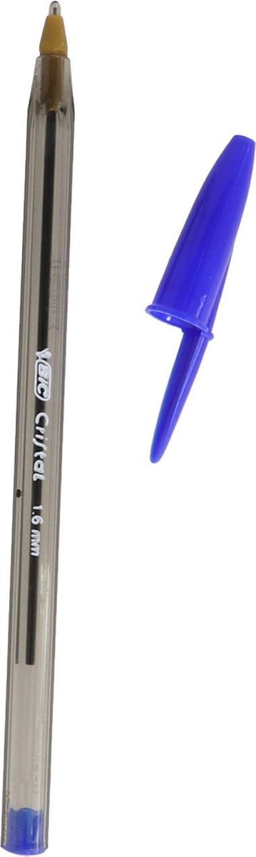Długopisy Bic Cristal duże 15 cm 1,6 mm niebieskie 50 sztuk