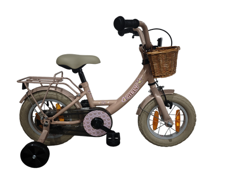 Hulzebos Cycle Parts b.v. bfk 12 dziewczęcych dziewcząt w kolorze różowym + koszyk 12gg30