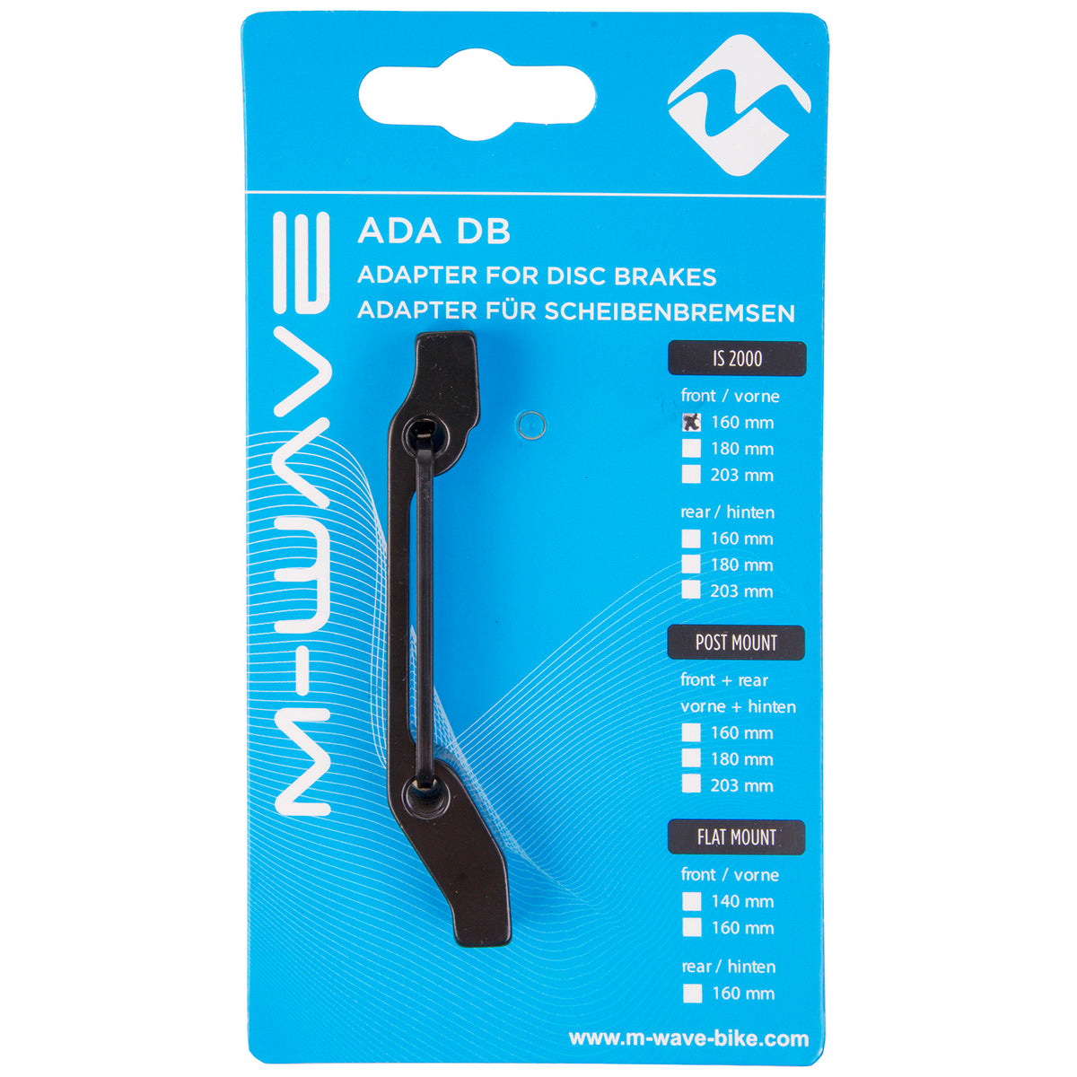 Adapter M-wave ada db is1 do hamulców tarczowych
