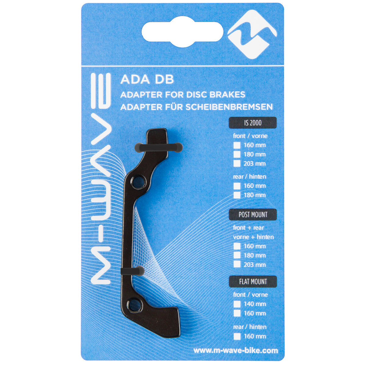 Adapter M-wave ada db is2 do hamulców tarczowych