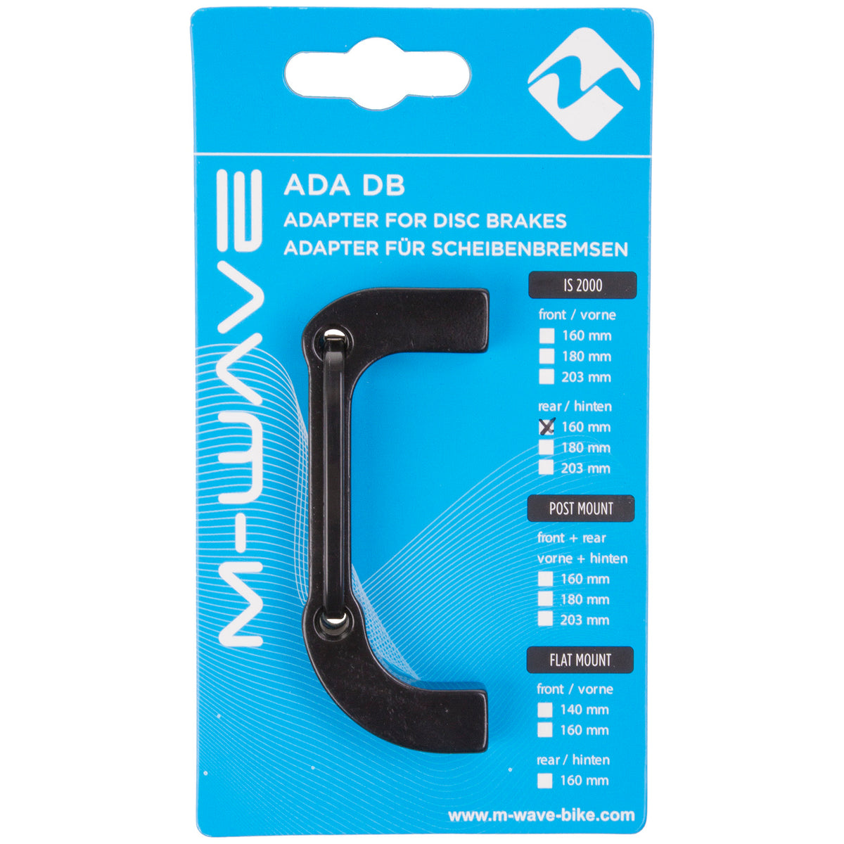 Adapter M-wave ada db is4 do hamulców tarczowych