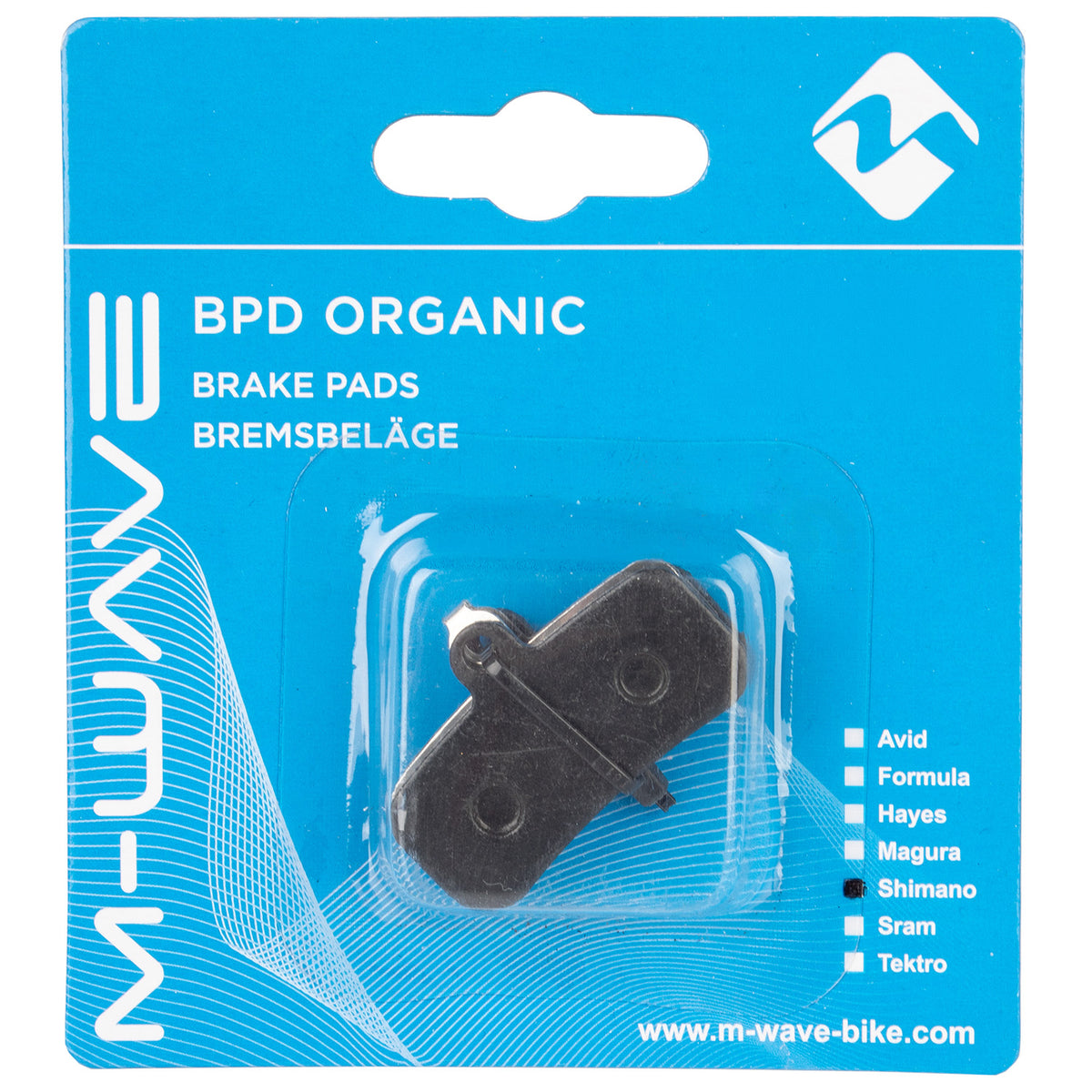 Klocki hamulcowe M-wave bpd organiczne s2 do hamulców tarczowych