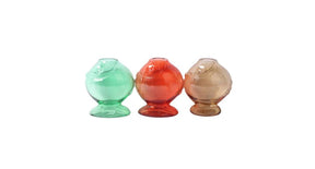 Vase barra glass 3 assorti 15x11x16cm