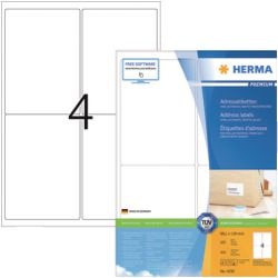 Etykiety adresowe Herma białe 99,1x139 premium a4 400 szt.