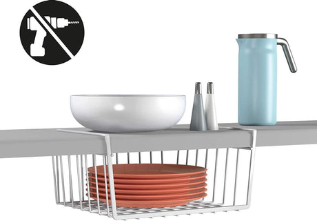 Kosz do przechowywania Tomado Metaltex do półki pod szafką o szerokości 30 cm