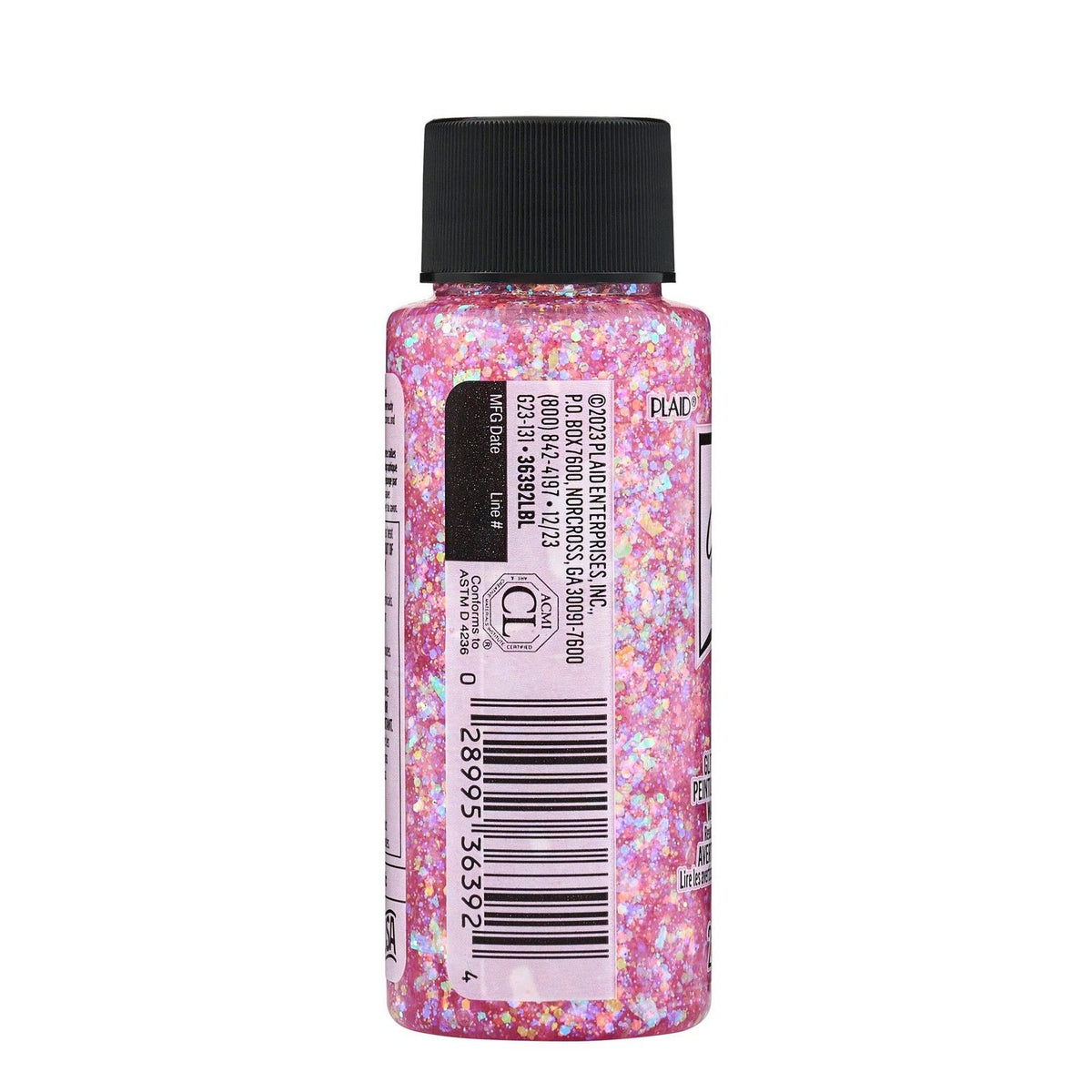 Folkart • Brokatowe pastele Farba akrylowa różowa 59ml