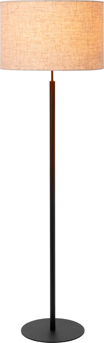 Lucide Maya - lampa podłogowa - ø 45 cm - 1xe27 - beż - japandi