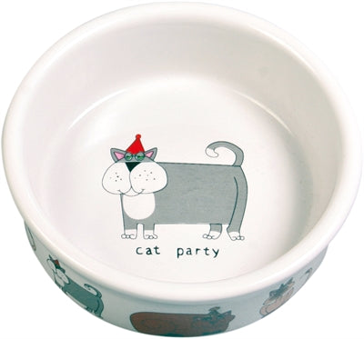 Trixie ceramiczna miska na karmę dla kota z nadrukiem