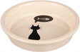 Trixie ceramiczna biała miska na karmę z sylwetką kota