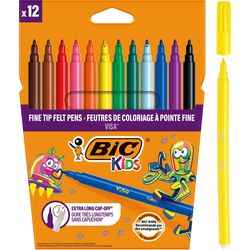 Flamastry Bic Visa różne 12 szt