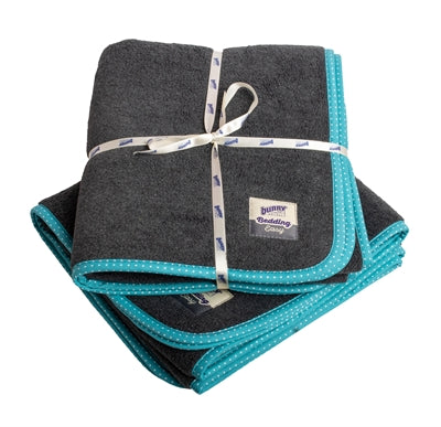 Pościel króliczek Bunny Nature Easy Pee Mat w kolorze turkusowym
