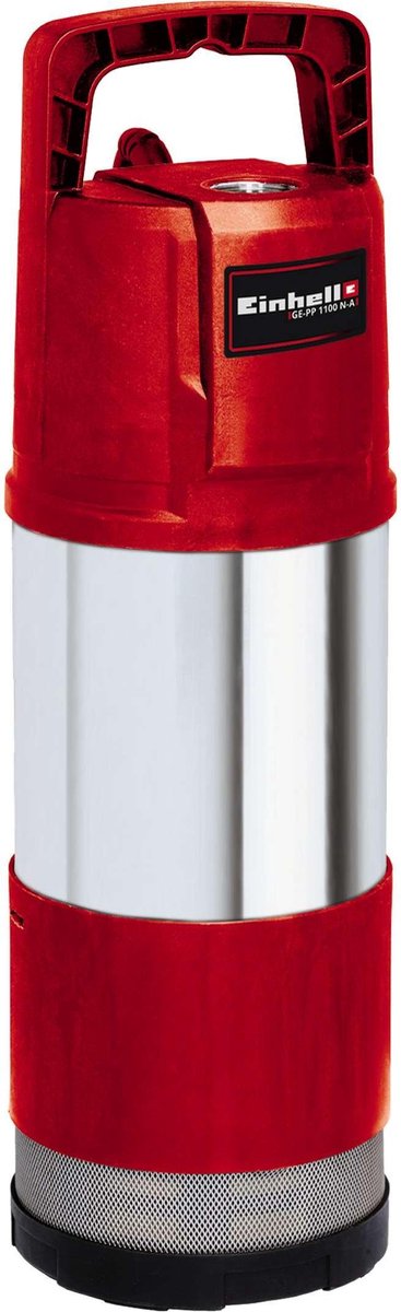 Elektryczna pompa głębinowa Einhell ge-pp 1100 n-a - 1100 w - 6000 l h - funkcja automatyczna - max. głębokość zanurzenia: 12m - max. głowica: 45m - obudowa ze stali nierdzewnej