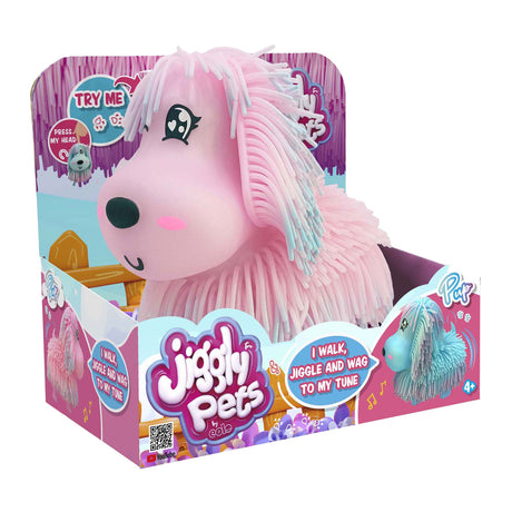 Elektroniczny szczeniak Spectron jiggly pets w kolorze różowym
