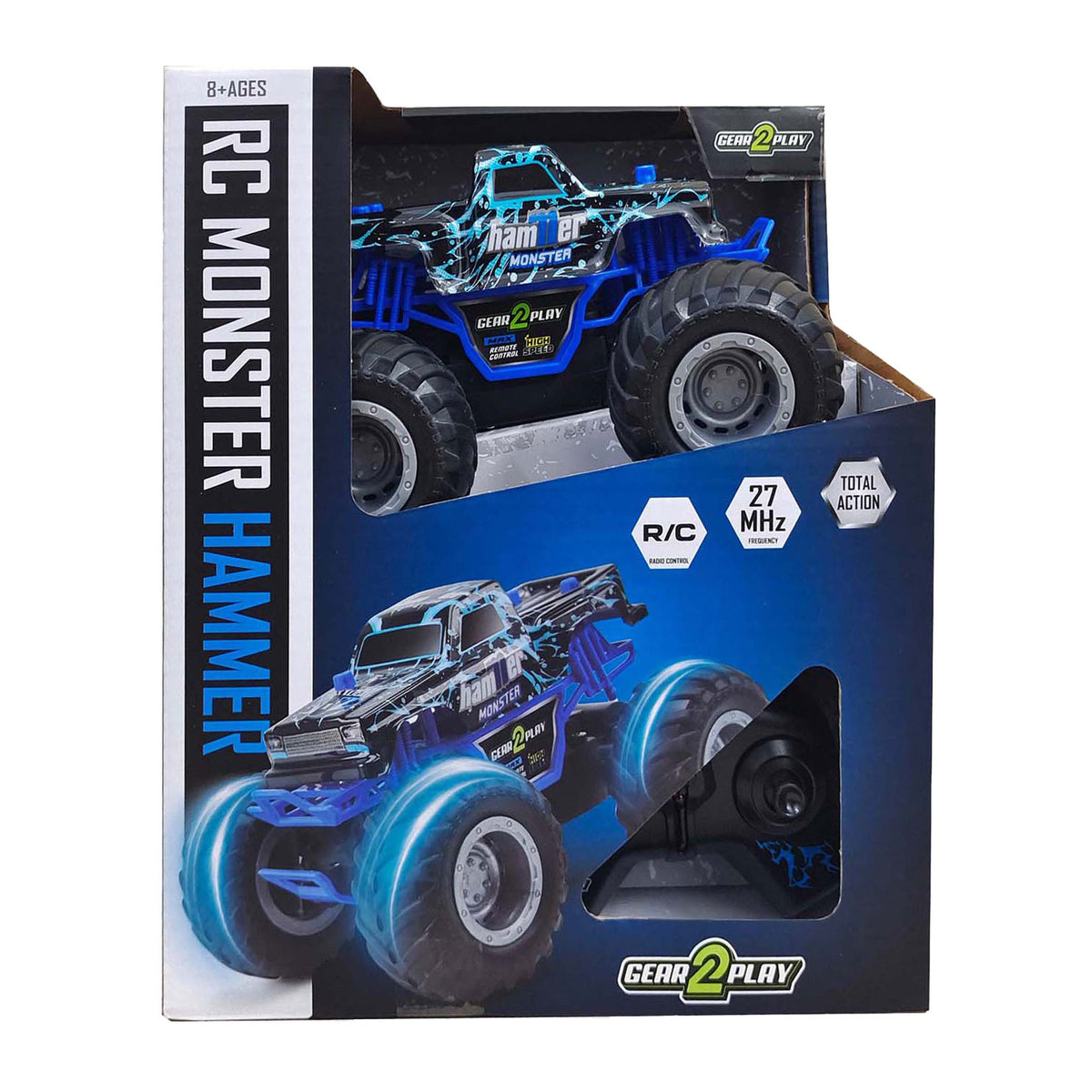 Gear2play rc Monster Hammer Monster Truck 1:24 - duże koła