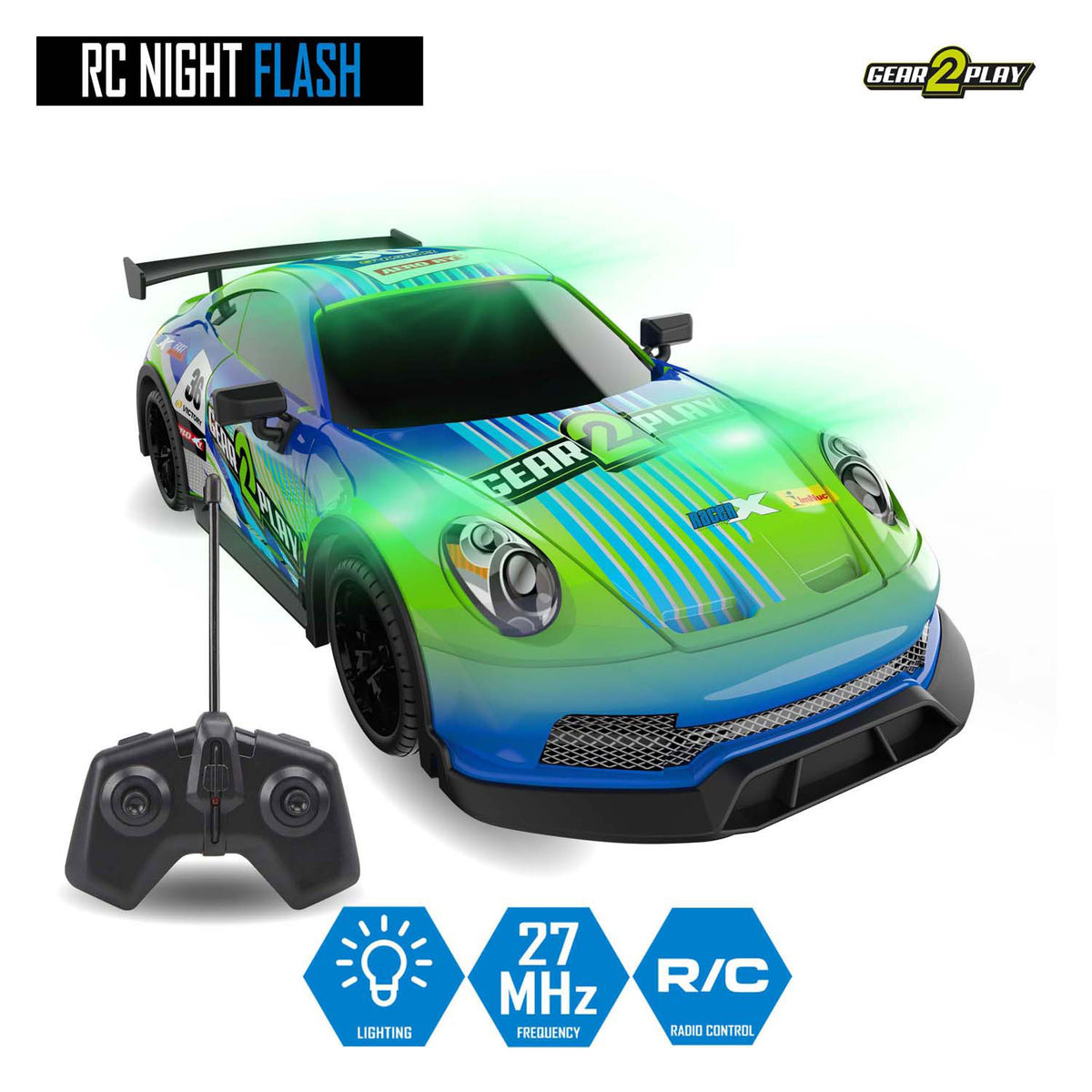 Samochód sterowany lampą nocną Gear2play rc