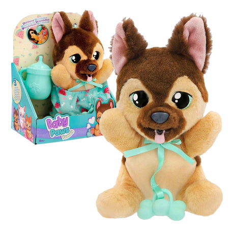 IMC Toys Baby Paws, interaktywna przytulanka owczarka niemieckiego