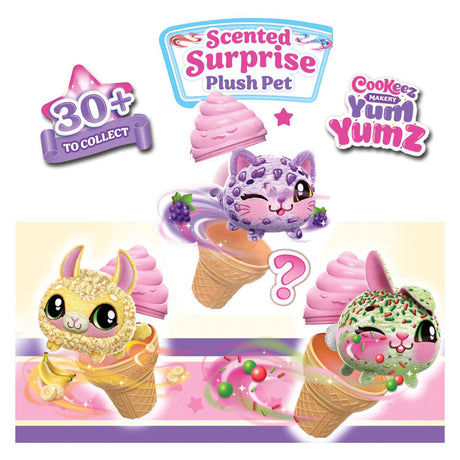 Spectron Cookeez Makery Mniam Mniam Niespodzianka Pluszowa Zabawka, 1 opakowanie