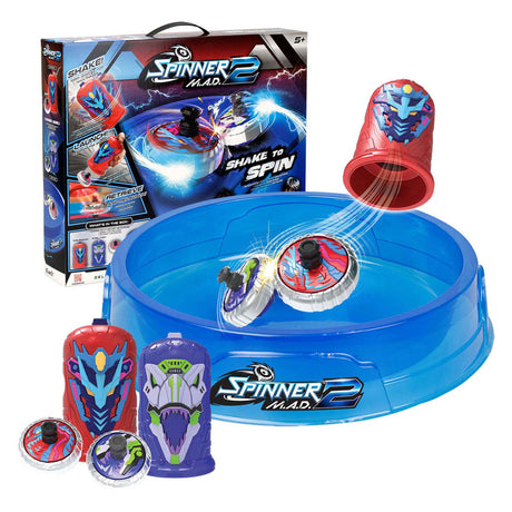 Silverlit spinner mad 2 Deluxe Battle Pack - 2 shakery, 2 spinnery, 1 arena bitwy