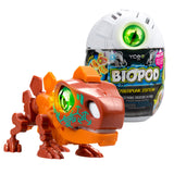 Srebrny biopod, pojedynczy cyberpunkowy dinozaur