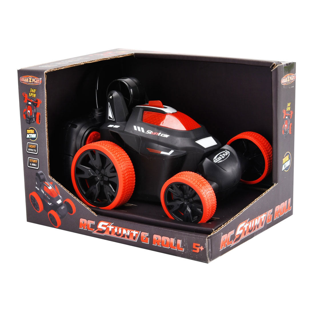 Gear2play RC Stunt Roll Samochód kaskaderski - czerwony