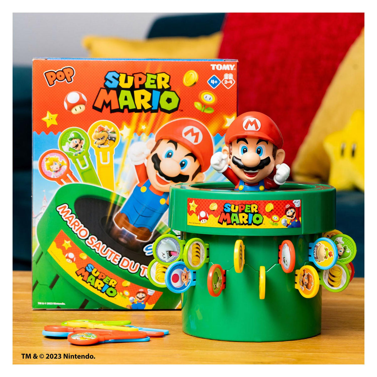 Gra planszowa Tomy Pop Up Super Mario