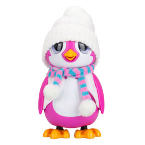 Silver Lit Rescue Interactive Penguin Pink