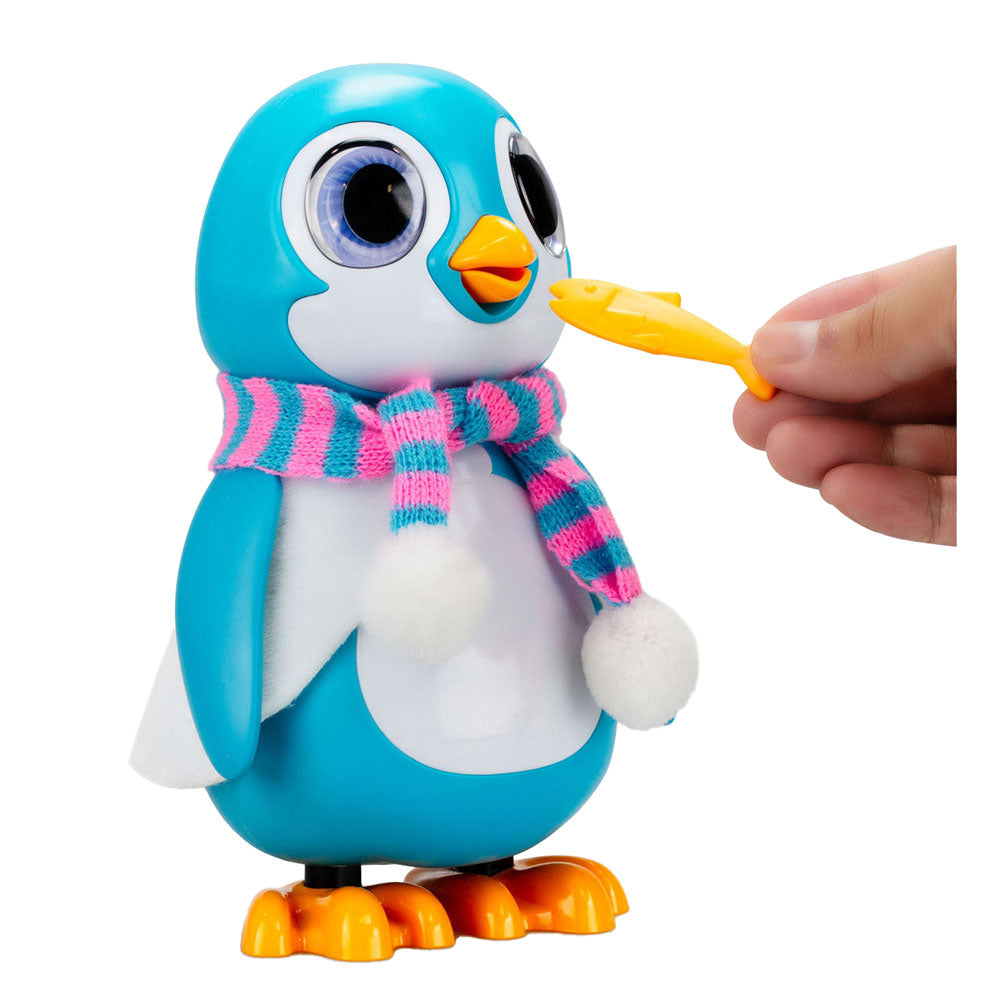 Silver Lit Rescue Interactive Penguin Blue