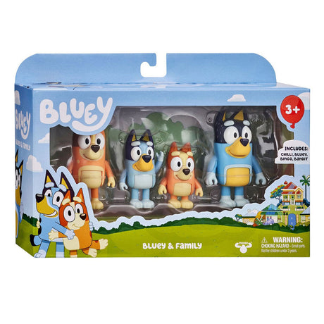 Figurki rodzinne Bluey Toys Moose, 4 szt.