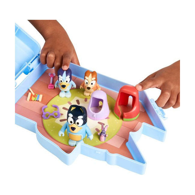 Moose Toys Bluey's Big 'N Go Play Set, 14dlg.