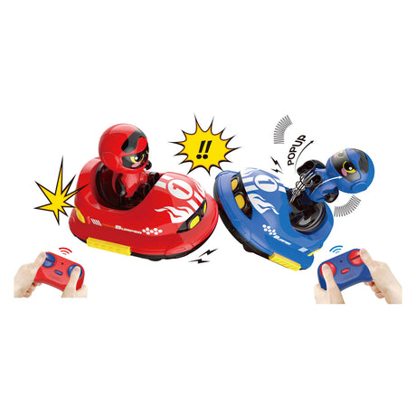 Zestaw duetu Gear2play RC Crazy Bumper Cars - Sterowane samochodziki - Weź udział w kraksowym pojedynku!