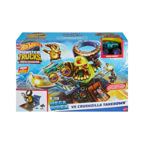 Pokonanie potwora na arenie Hot Wheels