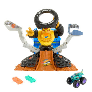 Pokonanie potwora na arenie Hot Wheels