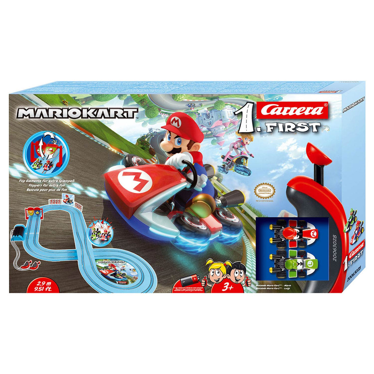 Pierwszy tor wyścigowy Carrera, 2,9 m - Mario Kart