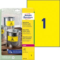 Etykiety specjalne Avery 20 sztuk w kolorze białym