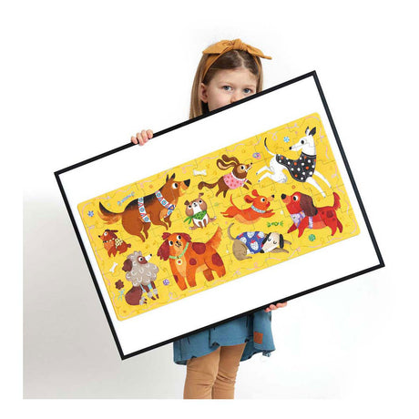 Puzzle Panda Bananowa - Kocham psy - 60 elementów.