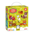 Puzzle Panda Bananowa - Kocham koty - 60 elementów.