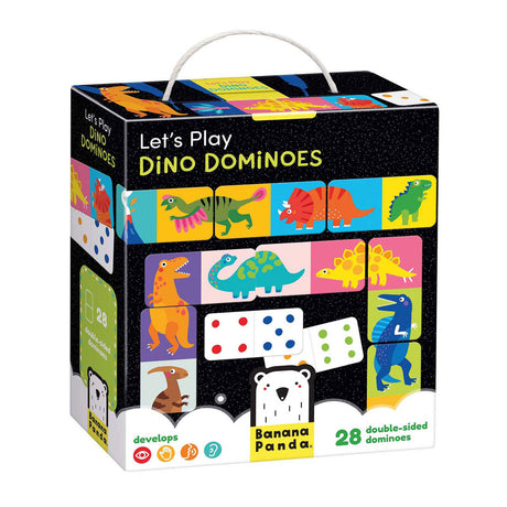 Panda bananowa, zagrajmy w Dino Domino 2+