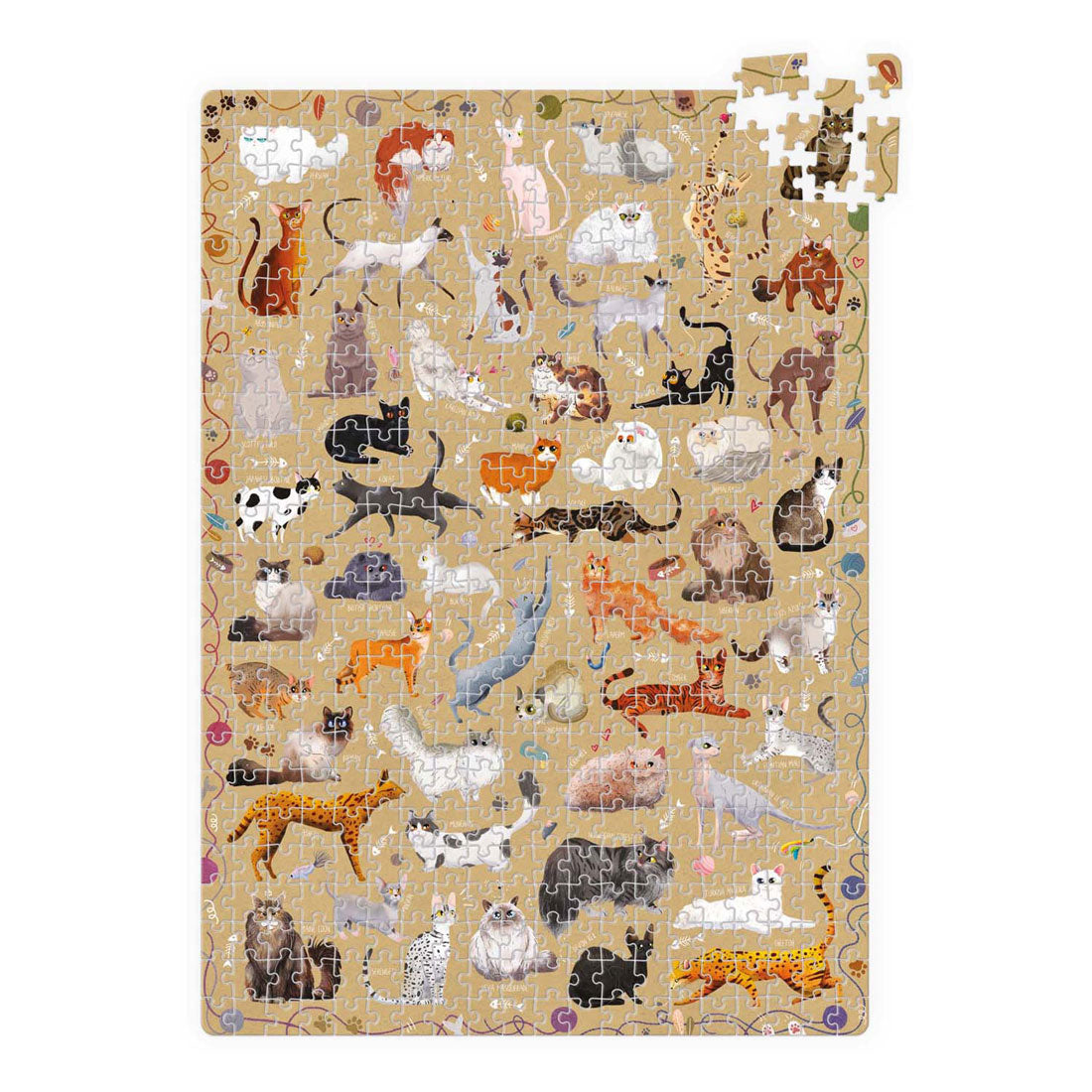 Panda bananowa - puzzle koty - 500 szt.