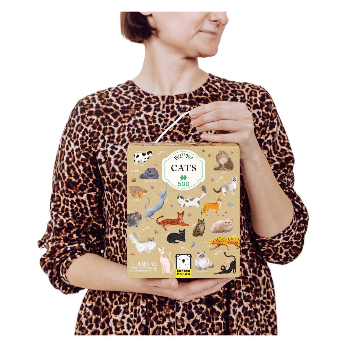 Panda bananowa - puzzle koty - 500 szt.