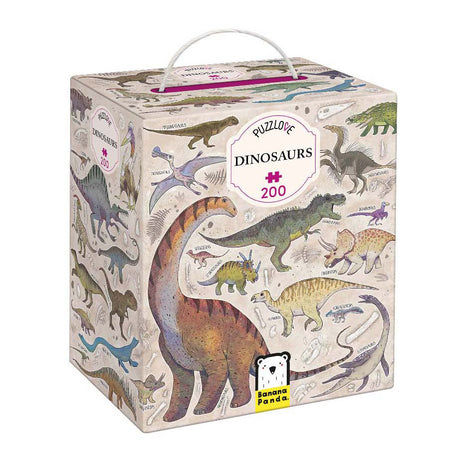 Panda bananowa - puzzle dinozaury - 200 szt.