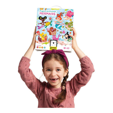 Panda bananowa - magiczne puzzle jumbo syreny - 60 szt.