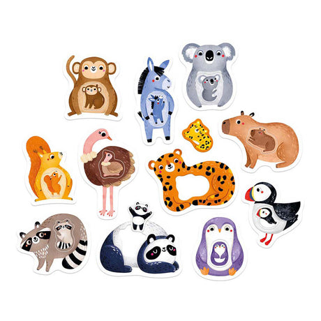 Panda bananowa - pierwsze duże puzzle, mamusiu mnie
