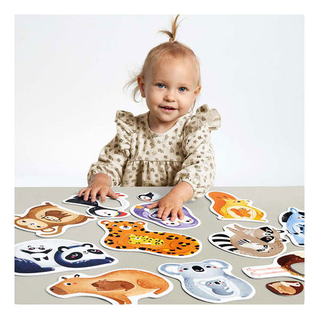 Panda bananowa - pierwsze duże puzzle, mamusiu mnie